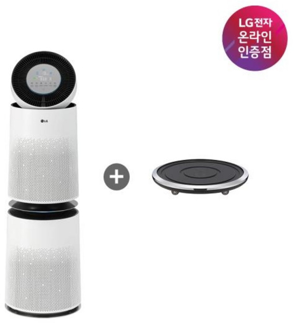 (LG전자) 퓨리케어 360 공기청정기 AS285DWWC+PWH8DBA (무빙휠 포함), 상세페이지 참조