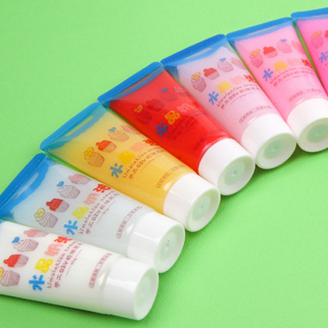 제이포니 데코덴 크림 데코크림 펄투명 25색 50g 깍지 무료 증정, 39.펄레드, 1개