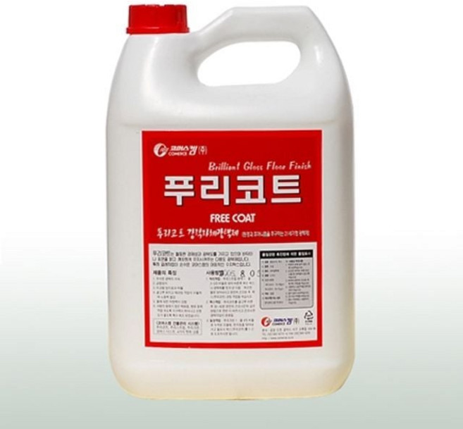 시공왁스 바닥관리용 푸리코트 왁스 3.75L 바닥광택제, 1개