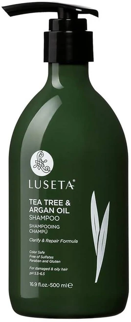 Luseta 티트리 샴푸 아르간 오일 500ml16.9온스 - 비듬 및 가려운 두피 정화 수분 공급 퇴치 손상된 모발용 황산염 파라벤 프리 남성 여성용 138469 - 쿠팡