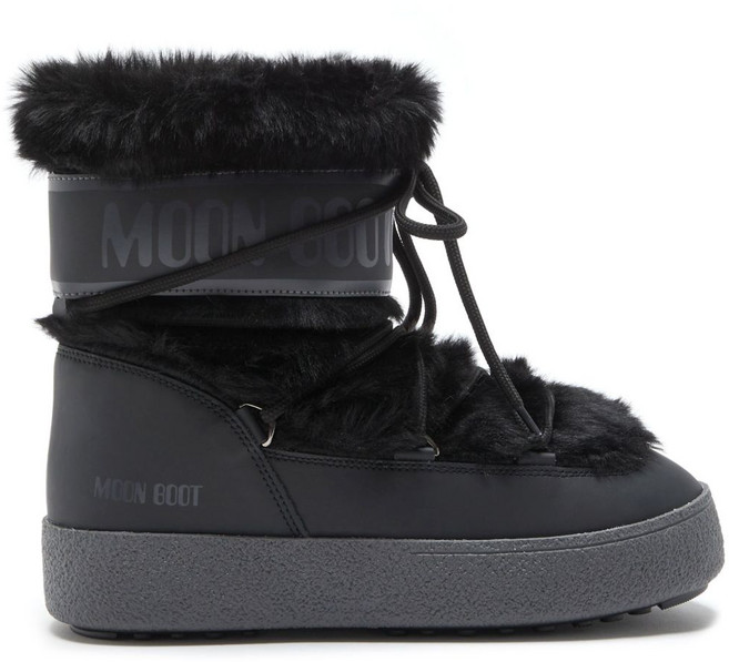 문부츠 L트랙 레이스업 레인 부츠