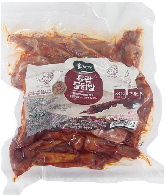 튤립불닭발 280G㈜우리식품 3개, 280g