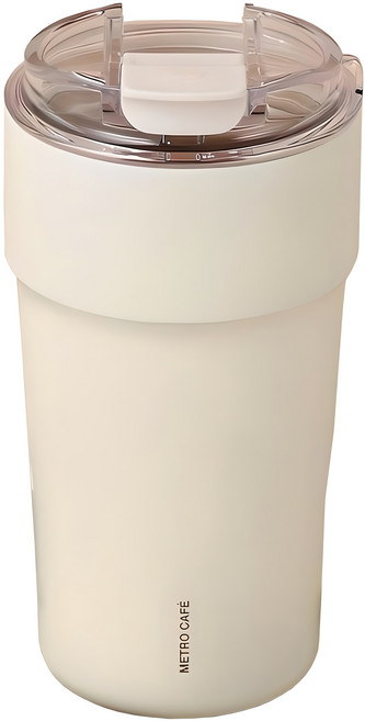 락앤락 메트로 카페 세라믹 텀블러, 바닐라라떼, 500ml, 1개