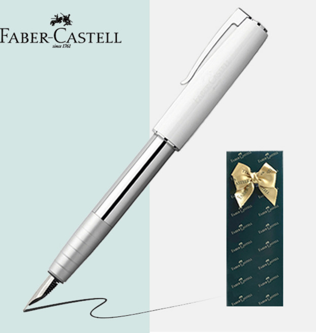 파버카스텔 만년필 룸 피아노 [무료선물포장], 화이트, F촉(보통촉)