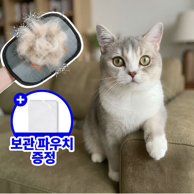 털싹제로 고양이 강아지 털제거 장갑 털갈이 먼지제거 정전기 펫 털 제거 대형, 1개, 블랙옐로우