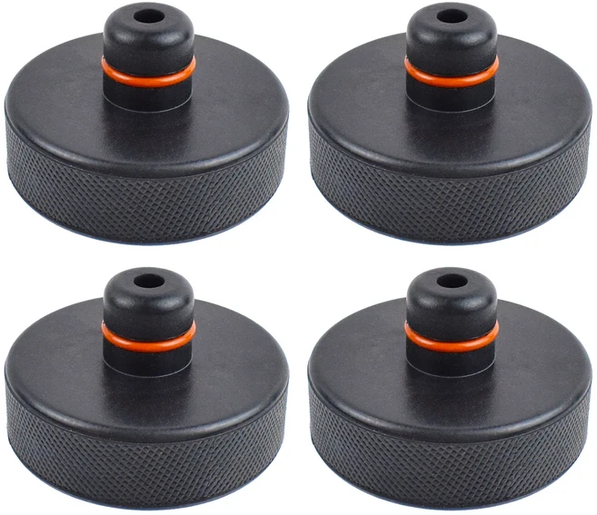 4Pcs 고무 리프팅 잭 패드 어댑터 도구 섀시 타이어 수리 키트 테슬라 호환 모델 호환 3 S X Y 자동차 액세, 01 4pcs Pad Without Box