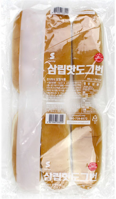 삼립 핫도그빵, 36개, 50g