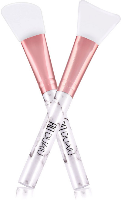 DUAIU 실리콘 마스크 브러시, 2개, 하얀색