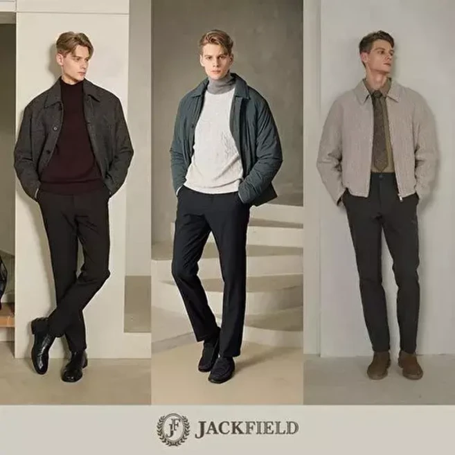 [잭필드]25FW 남성 겨울 밍크퍼 숨쉬는 팬츠 3종