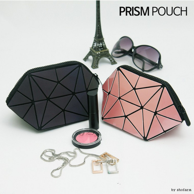 프리즘 육각 화장품파우치/고퀄리티제품