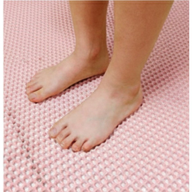 꿀벌매트 욕실 화장실 벌집 미끄럼방지 매트 논슬립 발판, 핑크, 1개
