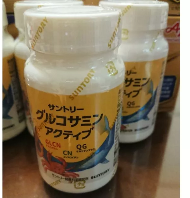 Suntory 固力伸 葡萄糖胺軟骨素錠, 白色--效期：27年2月, 1個裝