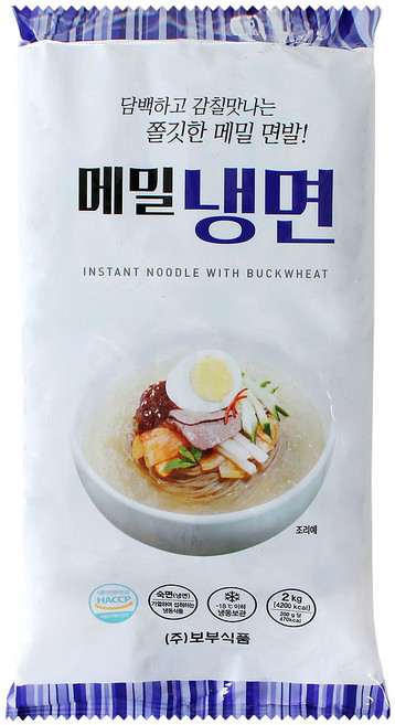 보부식품 메밀냉면 사리, 1개, 2kg