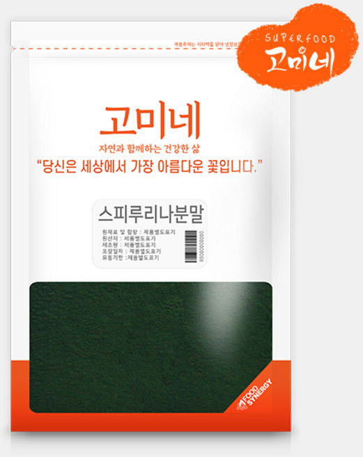 고미네 스피루리나분말, 1개, 200g