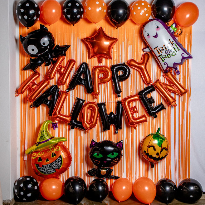 [핑크팩토리] 셀프 할로윈파티 풍선 풀세트, 셀프 할로윈파티 풀세트