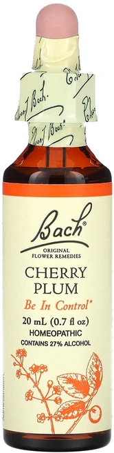 Bach 오리지널 꽃 요법 체리 플럼 20ml(0.7fl oz), Bach오리지널꽃요법체리플럼20ml07floz, 1개, 20ml - 쿠팡