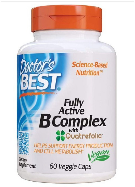 닥터스베스트 풀리 액티브 B 컴플렉스 베지 캡, 2개, 60개입, 60정