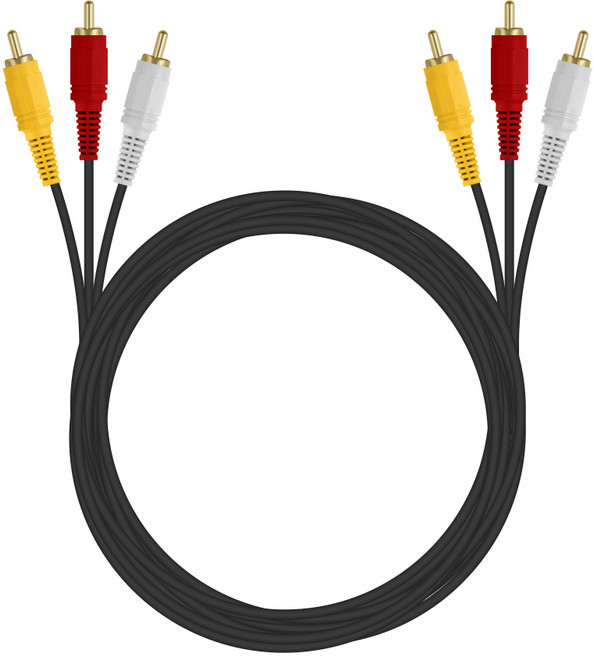 넥스트 3RCA 영상 오디오 케이블 2M NEXT-1569-3RC, 1개