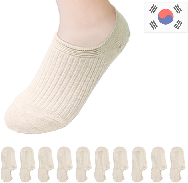 비바슈슈 쫀쫀한 여성용 골지 페이크삭스 10켤레