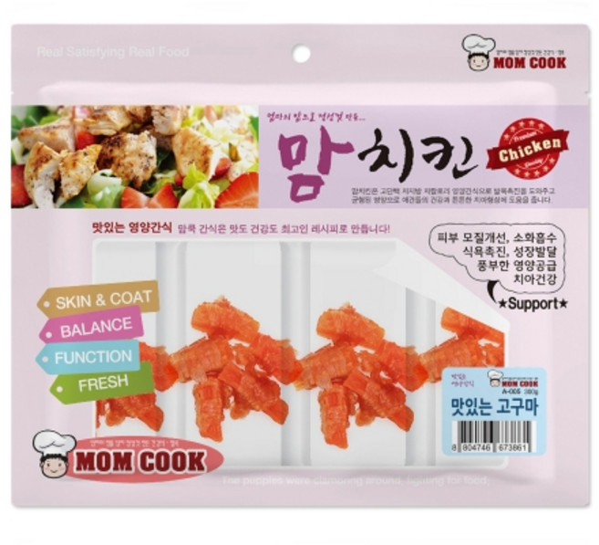 간식신드롬 치킨고기고구마(300g x5개), 5개, 300g, 치킨고기고구마