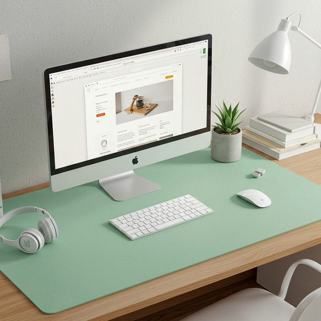 캘리웨이브 와이드 데스크 매트, 라이크그린