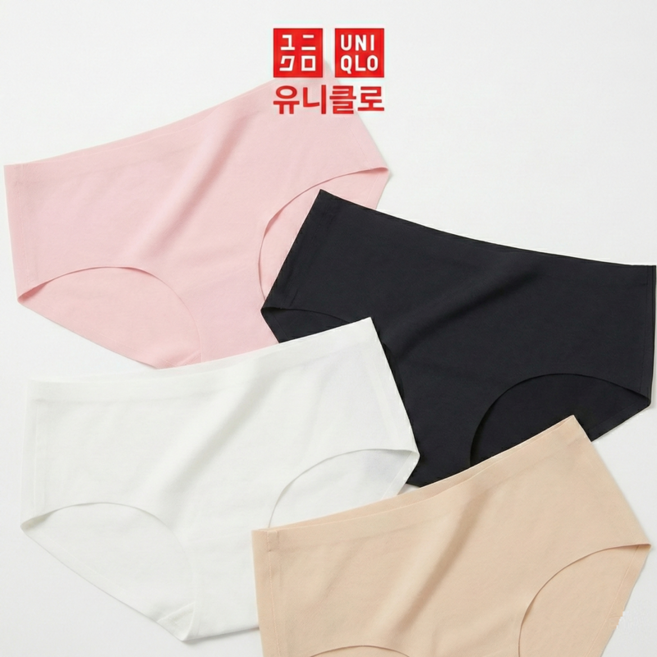 유니클로 에어리즘 울트라 심리스 여성 팬티 힙허거 [일본매장판]