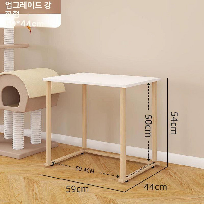 고양이 화장실선반 냥이 화장실 사막화방지 인테리어, 1개, 50다리 높이 59x44x54cm