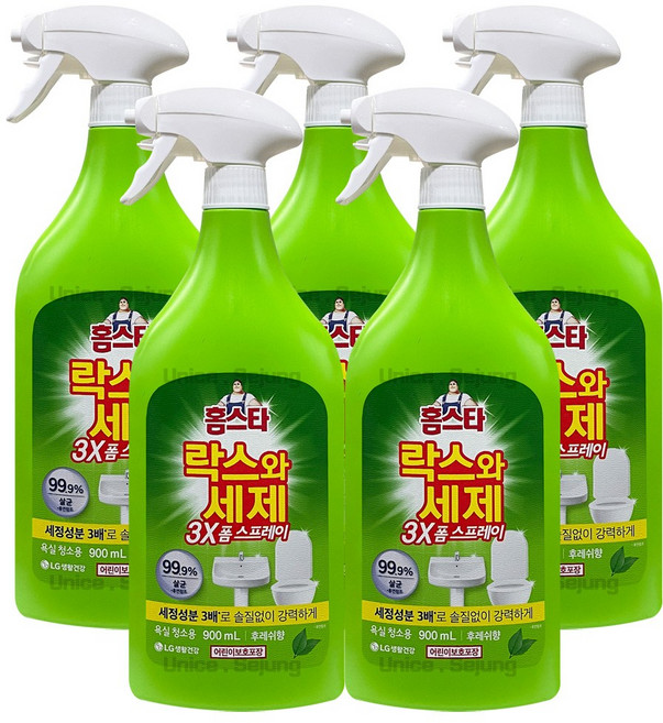 홈스타 락스와 세제 폼 스프레이 후레쉬 욕실청소용