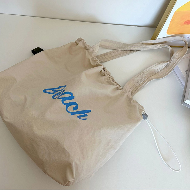 루톰 여성 경량 나이론 에코백 숄더백 B018