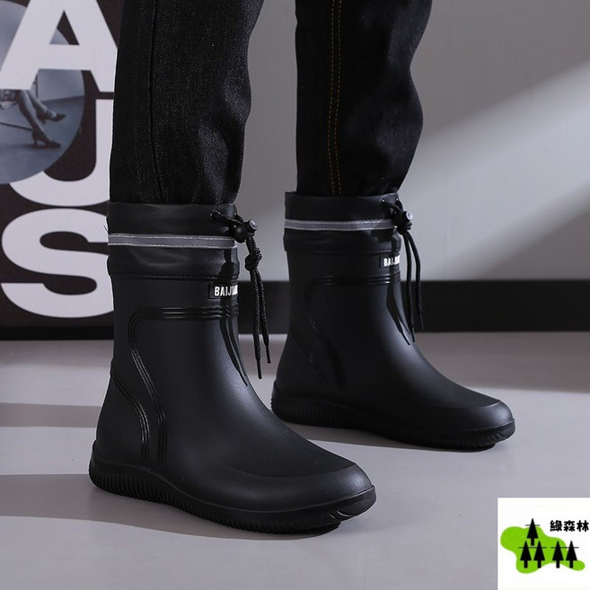 高檔男女安全防水雨鞋 - 長筒建築工地農用釣魚雨靴