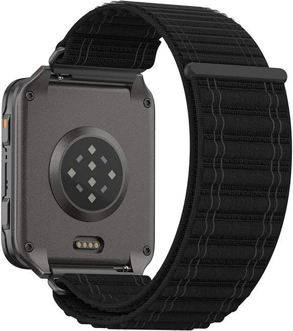 24mm 소프트 나일론 루프 밴드 통기성 스트랩 호환 Garmin Venu X1 Quick Release 워치밴드 for Coros NOMAD APEX 4 46mm, 블랙, For Coros APEX4 46mm
