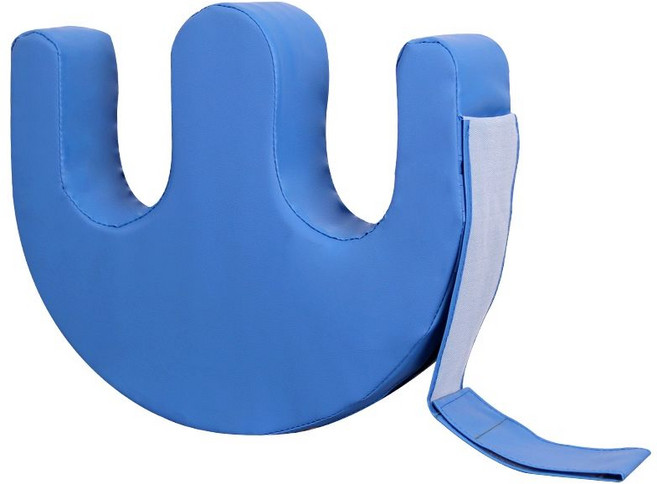 노인 몸 뒤집기 방지 쿠션 환자용 욕창 자세변환 보조기 패드 기저귀 1. 체위 매트, U타입-벨트-진주면-스카이블루, 1개