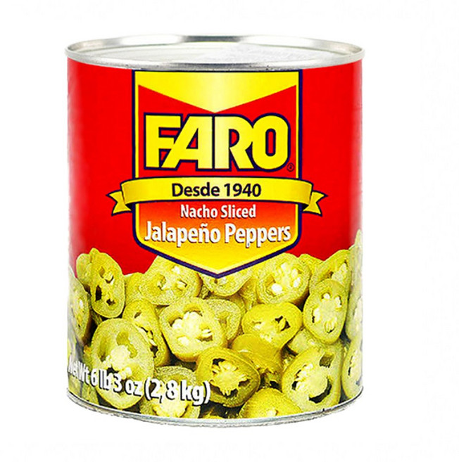 파로 할라피뇨 슬라이스 2.72kg, 1개