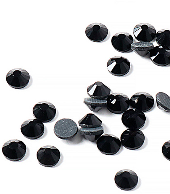 [셀프벨] 핫픽스 스톤 32종, 블랙 4mm, 200개