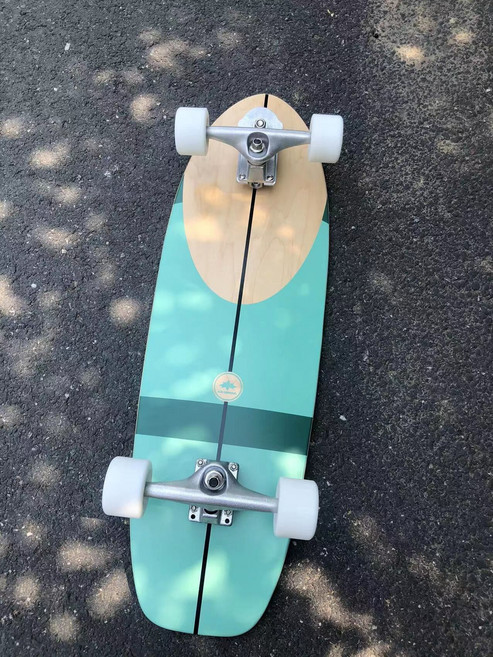 S7 彈簧橋陸地衝浪板 初學者陸沖板 長板魚板, 如圖所示, 1個