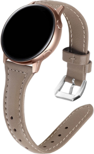 갤럭시워치 호환 슬림 가죽 스트랩 밴드 시계줄, 20mm, 에토프, 1개
