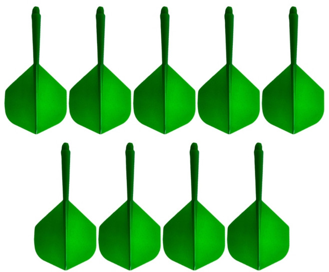 통합 다트 샤프트 및 플라이트 다트 및 플라이트 다트 샤프트 및 플라이트 콤보(2BA 스레드 직경 다트 배럴용), 초록의, 1개