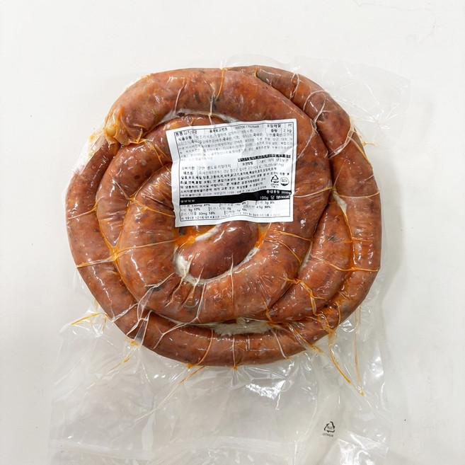 세진통통김치순대2kg, 1개, 2kg