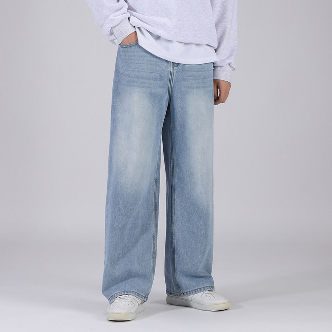 후앙스 사계절 데일리 와이드 루즈핏 데님 팬츠 INCP-5148