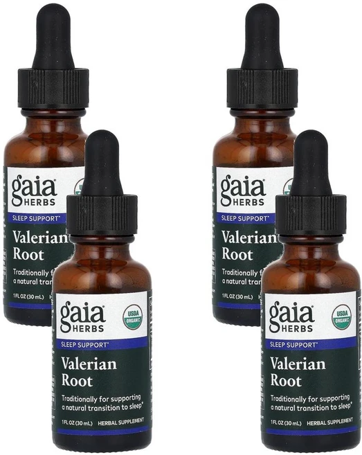 가이아 허브 발레리안 뿌리 30ml, 4개 - 쿠팡
