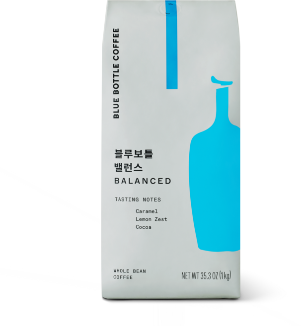 블루보틀커피 밸런스 원두, 홀빈(분쇄안함), 1kg, 1개