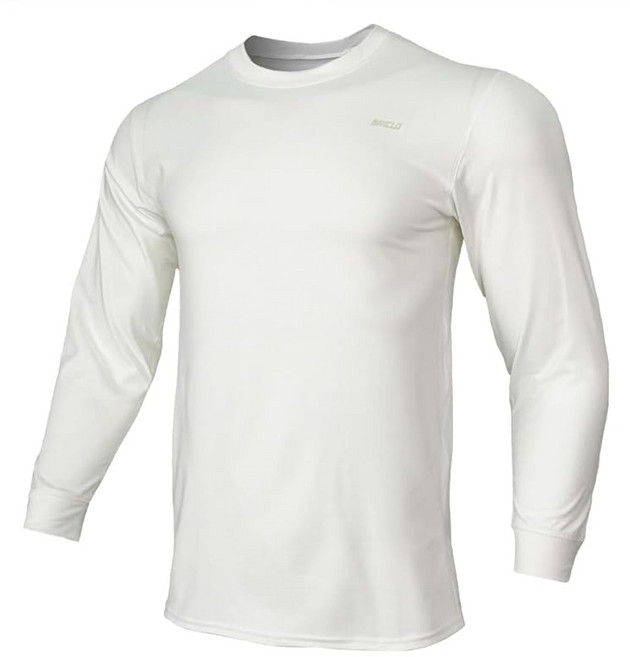 브리크로 따뜻한 이너 9분 소매 긴 소매 남성용 티셔츠 보온 속옷·경량 보온·신축성 피치 기모 가을·겨울용 상의 인너 셔츠 히트텍 골프 인너 극한 보온 인너 방한 이너 이너웨어