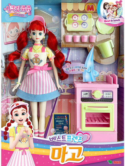 시크릿쥬쥬 베스트프렌즈 마고 인형, 혼합색상, 1개
