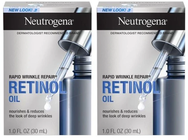 뉴트로지나 래피드 링클 리페어 레티놀 오일 30ml 2개 Neutrogena Rapid Wrinkle Repair Retinol Oil 30ml - 쿠팡