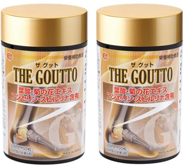 THE GOUTTO 고우토150정 2개 Ribeto 스피루리나/일본직구, 1개, 300정