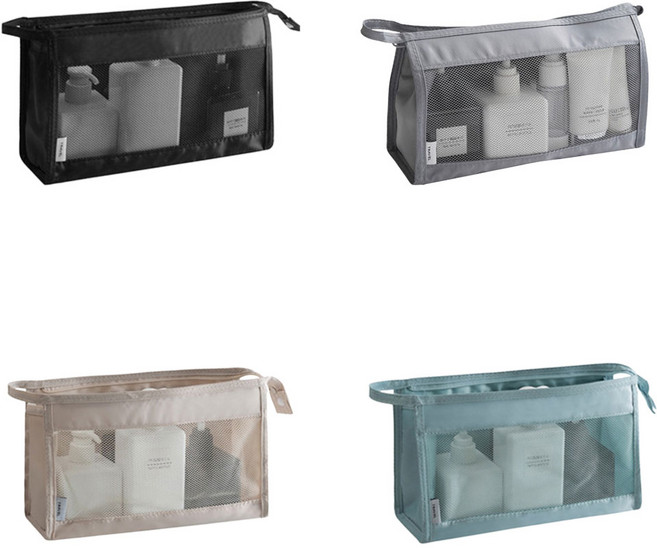 포니온 1+1 물빠짐 메쉬 가방 세면파우치