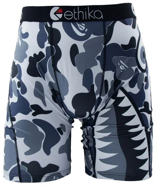 ETHIKA 남성 속옷 섹시한 복서 반바지 통기성 남성 트렁크 남자 수영 스포츠 피트니스, XL, 브라운