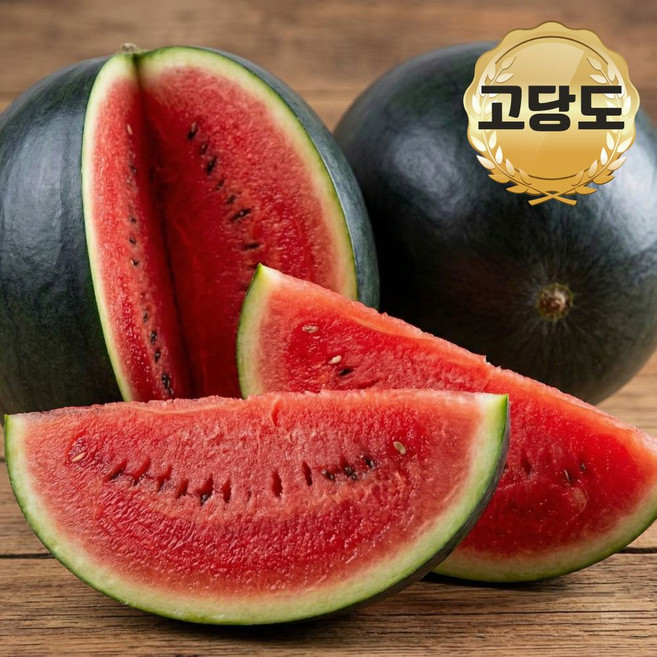 [엄격선별] 한정특가 산지직송 초고당도 흑수박, 1개, 3kg 내외