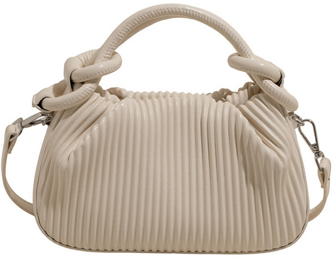 GENINA 여성 크로스백 플리츠백 미니백 여성 데일리 토트백