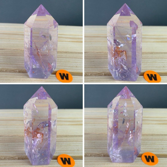 晶星 天然紫水晶柱 開運居家擺件, W